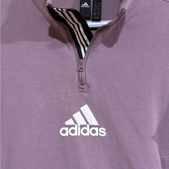 Adidas Purple Sweatshirt with White Logo - Picture 2 of 6